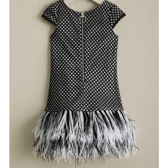 Chasing fireflies feather party dress 4 5 10 - Picture 12 of 17